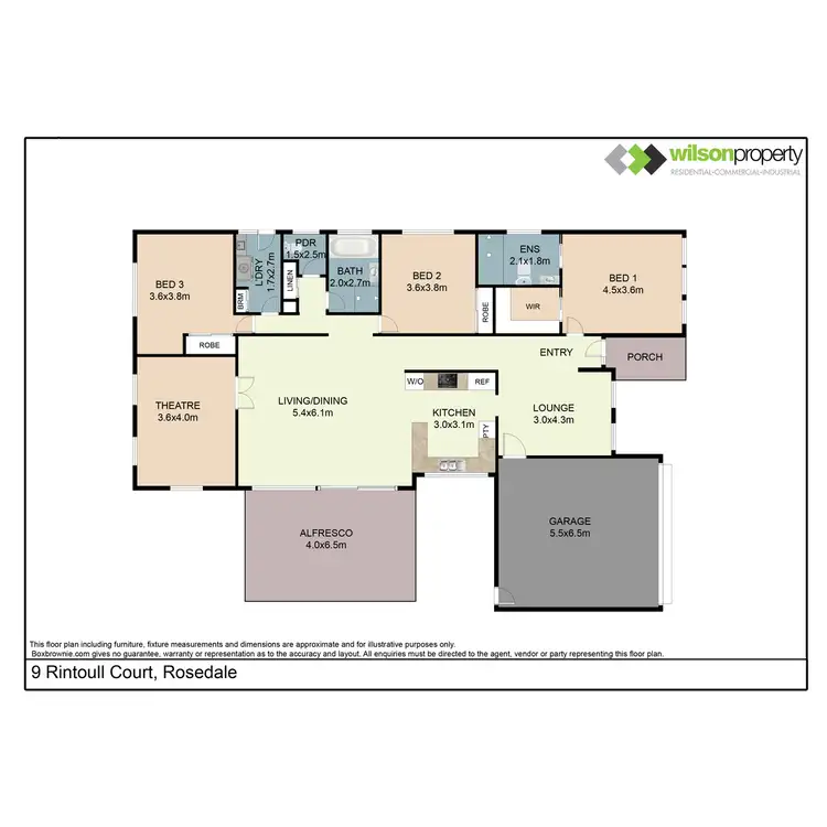 Floorplan of Homely house listing, 9 Rintoull Court, Rosedale VIC 3847