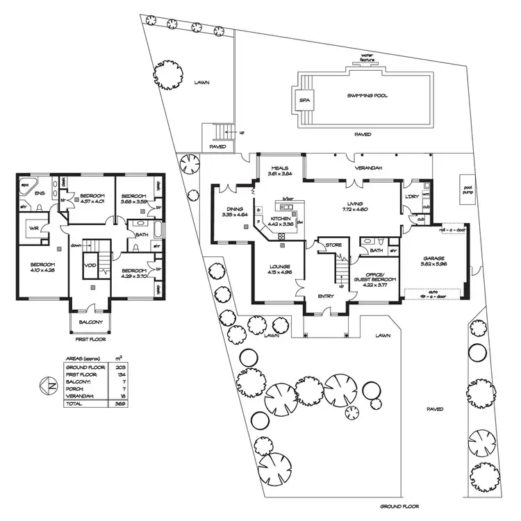 Floorplan of Homely house listing, 30 Short Crescent, Beaumont SA 5066
