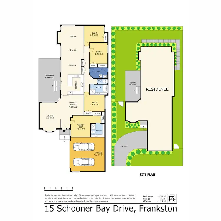 Floorplan of Homely house listing, 15 Schooner Bay Drive, Frankston VIC 3199