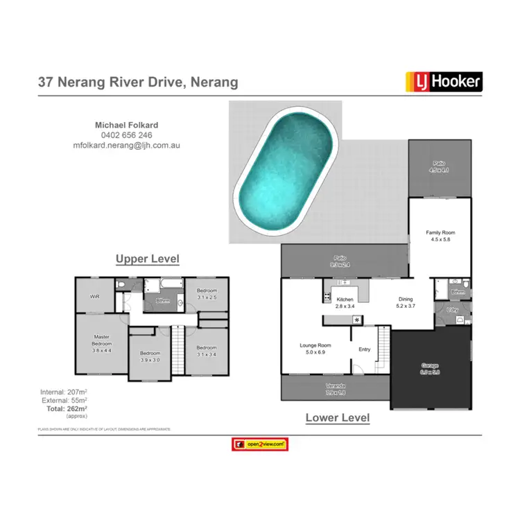 Floorplan of Homely house listing, 37 Nerang River Drive, Nerang QLD 4211