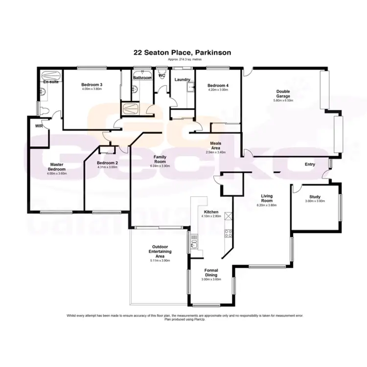 Floorplan of Homely house listing, 22 Seaton Place, Parkinson QLD 4115