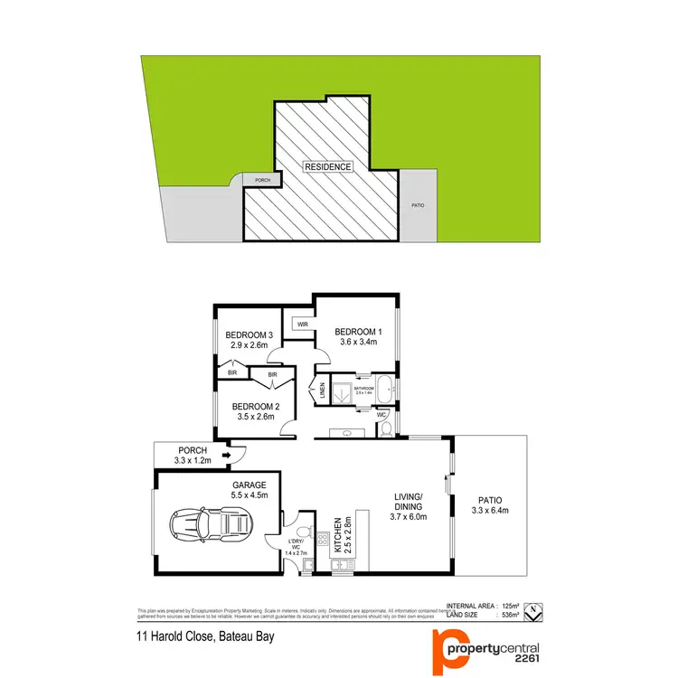 Floorplan of Homely house listing, 11 Harold Close, Bateau Bay NSW 2261