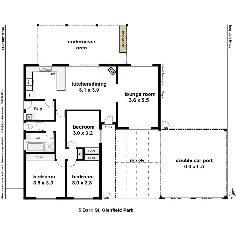 Floorplan of Homely house listing, 5 Darri Street, Glenfield Park NSW 2650