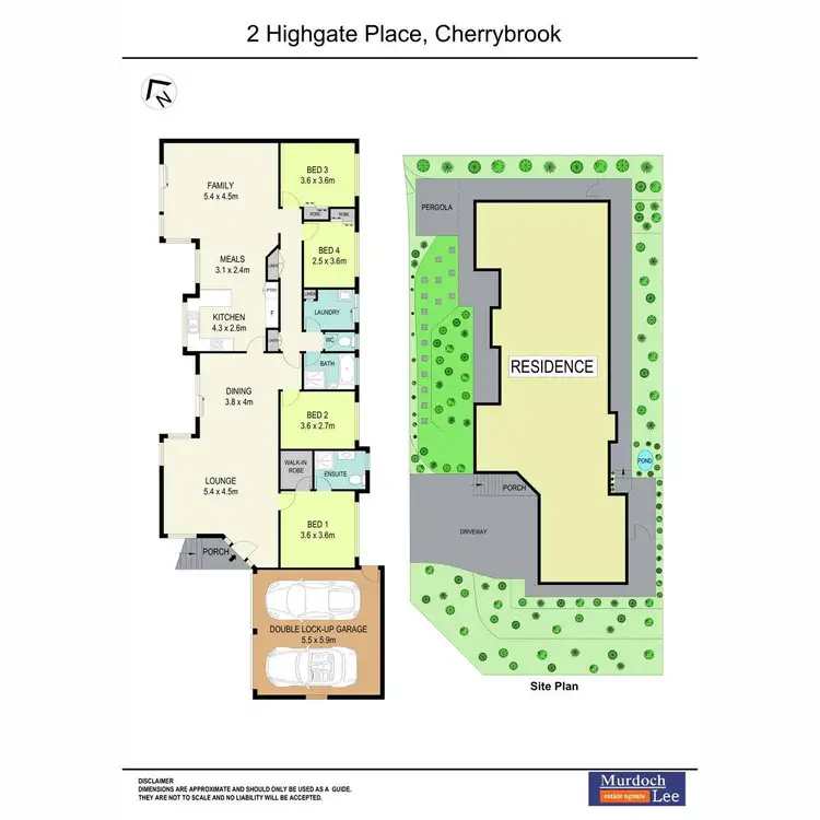 Floorplan of Homely house listing, 2 Highgate Place, Cherrybrook NSW 2126