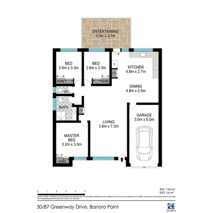 Floorplan of Homely villa listing, 30/87-111 Greenway Drive, Banora Point NSW 2486