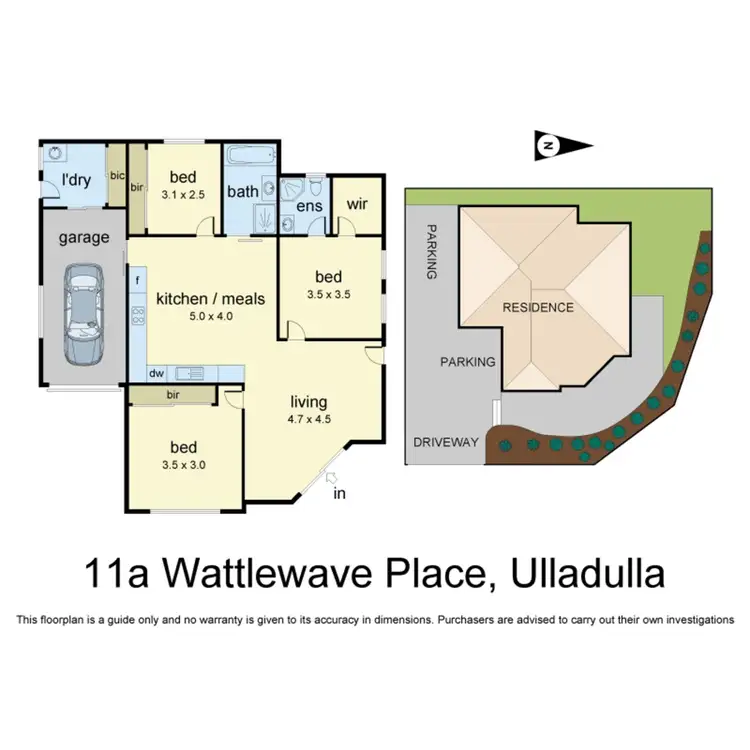 Floorplan of Homely villa listing, 11a Wattlevale Place, Ulladulla NSW 2539