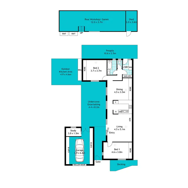 Floorplan of Homely house listing, 7 Yacca Road, Seacliff SA 5049