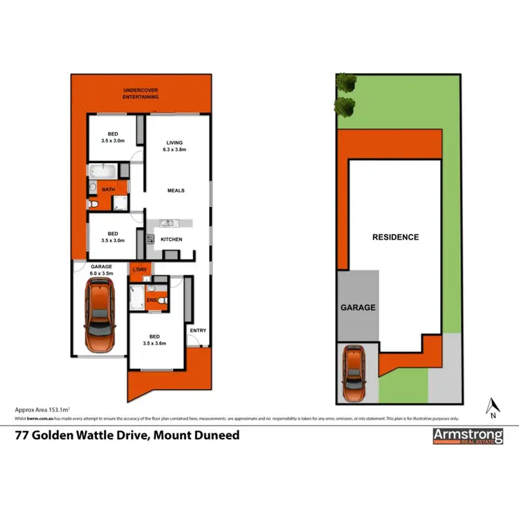 Floorplan of Homely house listing, 77 Golden Wattle Drive, Mount Duneed VIC 3217