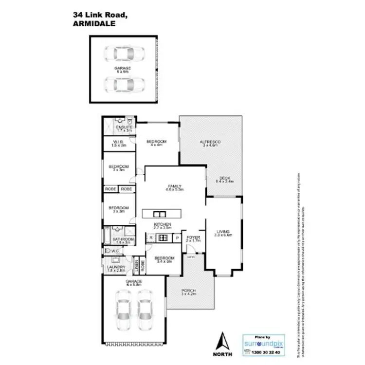 Floorplan of Homely house listing, 34 Link Road, Armidale NSW 2350
