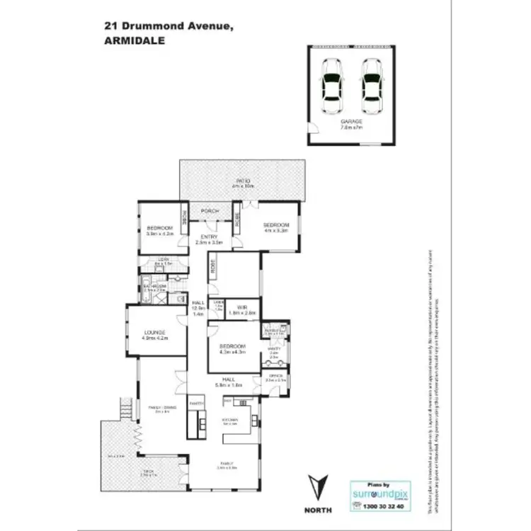 Floorplan of Homely house listing, 21 Drummond Avenue, Armidale NSW 2350