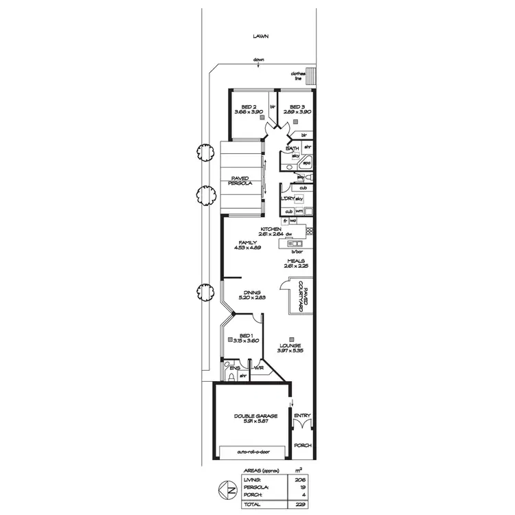 Floorplan of Homely house listing, 20 Jessie Road, Kensington Park SA 5068