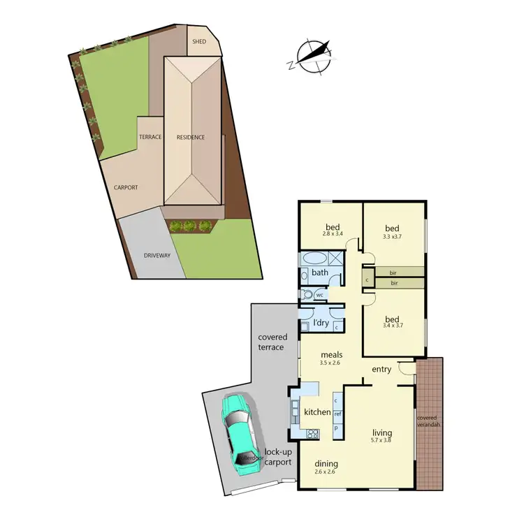 Floorplan of Homely house listing, 28B Elm Grove, Langwarrin VIC 3910