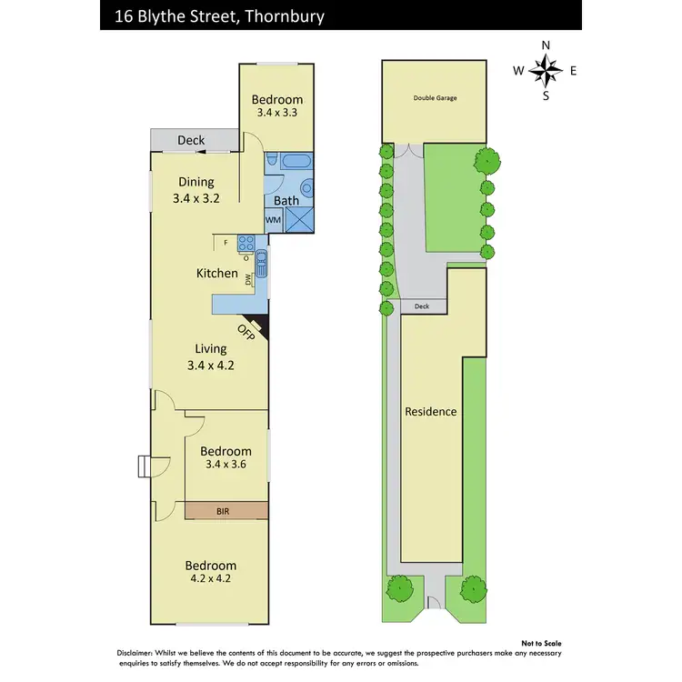 Floorplan of Homely house listing, 16 Blythe Street, Thornbury VIC 3071