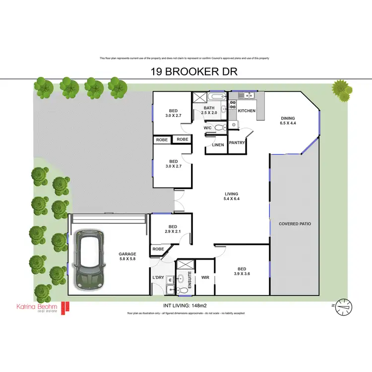 Floorplan of Homely house listing, 19 Brooker Drive, Goonellabah NSW 2480