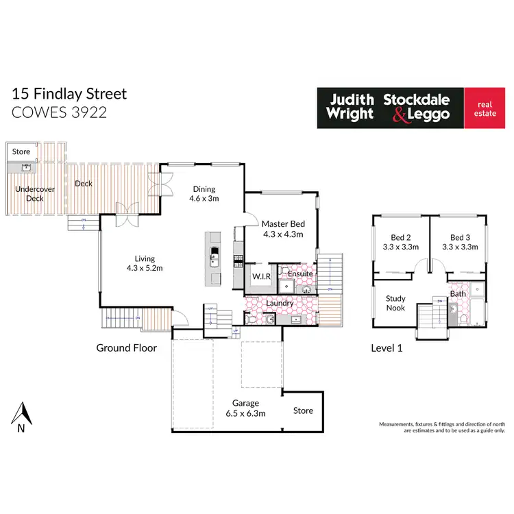 Floorplan of Homely house listing, 15 Findlay Street, Cowes VIC 3922