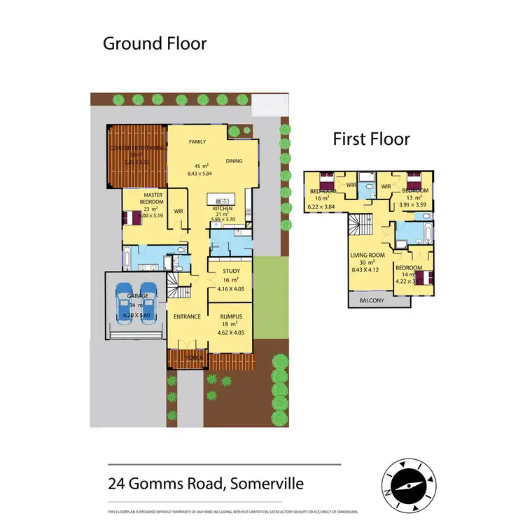 Floorplan of Homely house listing, 24 Gomms Road, Somerville VIC 3912