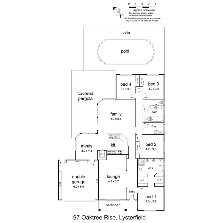 Floorplan of Homely house listing, 97 Oaktree Rise, Lysterfield VIC 3156