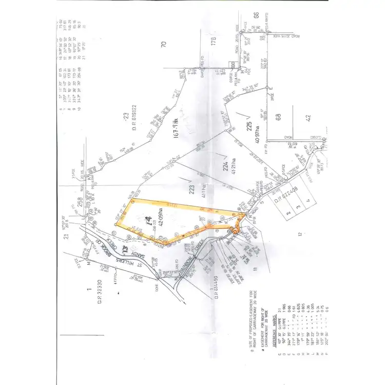 Floorplan of Homely land listing, LOT 14 Sandy Creek Road, Mccullys Gap NSW 2333