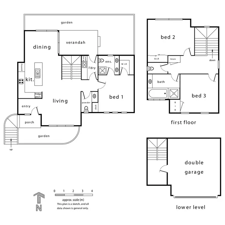 Floorplan of Homely townhouse listing, 2/16-18 Whittens Lane, Doncaster VIC 3108