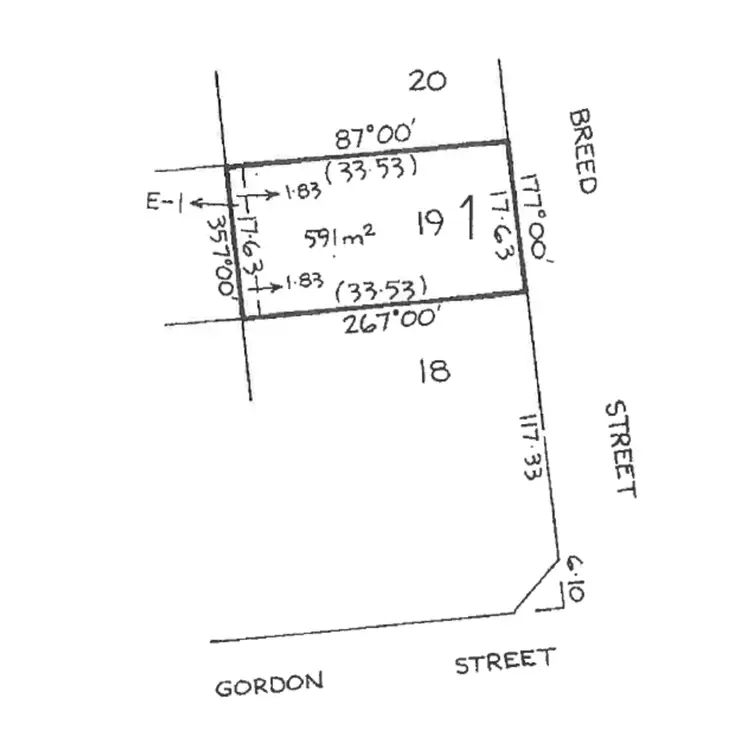Floorplan of Homely land listing, 91 Breed Street, Traralgon VIC 3844