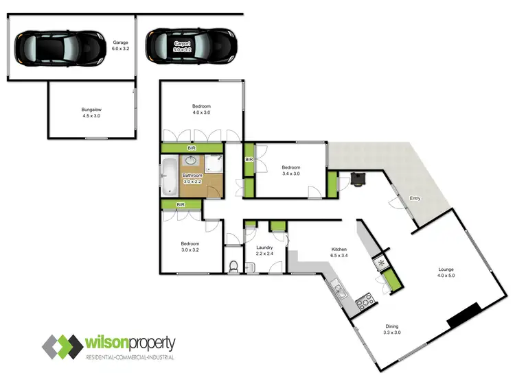 Floorplan of Homely house listing, 1 Cobbledick Court, Traralgon VIC 3844