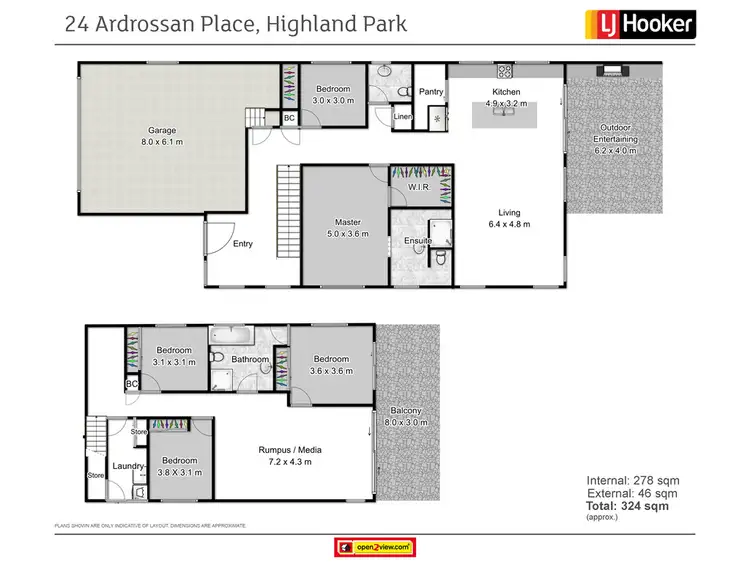 Floorplan of Homely house listing, 22-24 Ardrossan Place, Highland Park QLD 4211