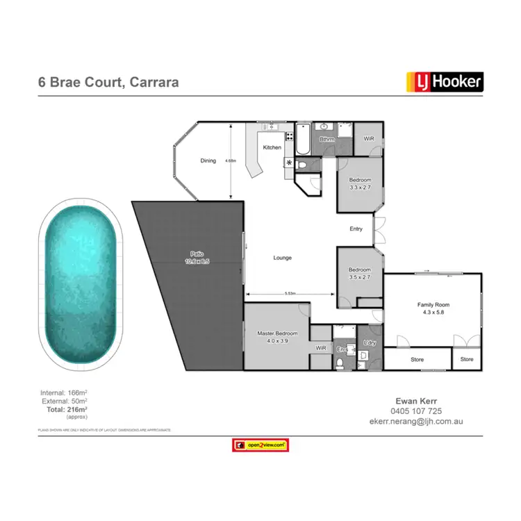 Floorplan of Homely house listing, 6 Brae Court, Carrara QLD 4211