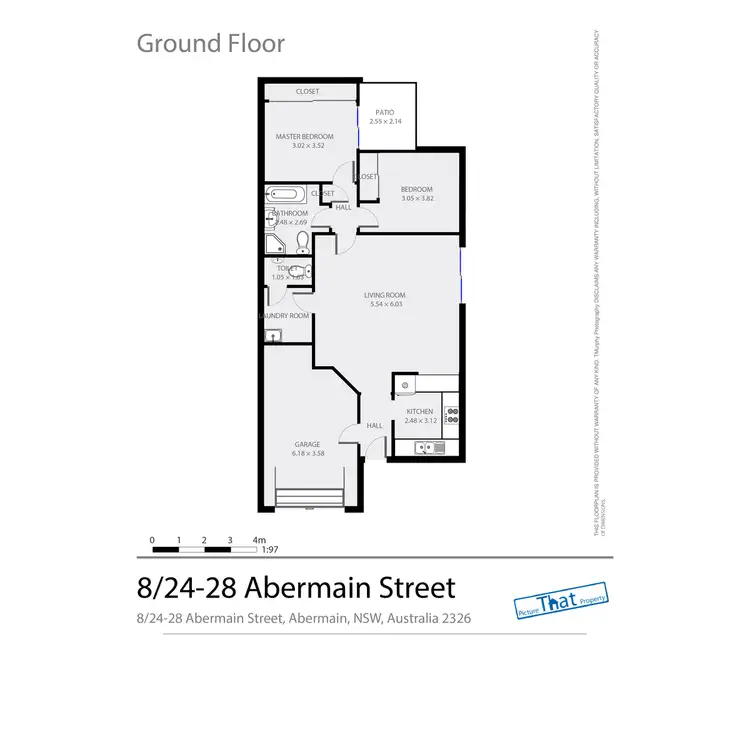 Floorplan of Homely unit listing, 8/24 Abermain Street, Abermain NSW 2326