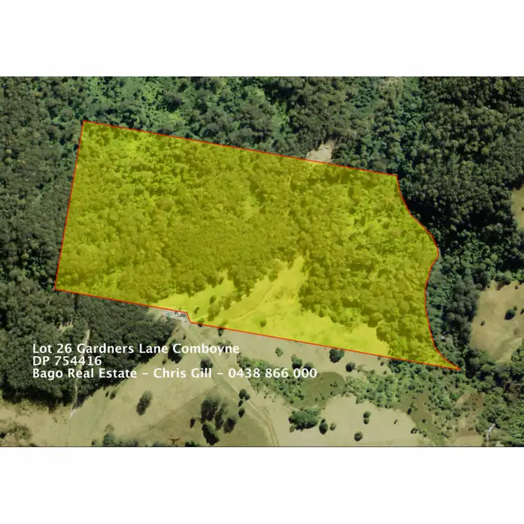 Floorplan of Homely rural property listing, LOT 26 Gardners Lane, Comboyne NSW 2429
