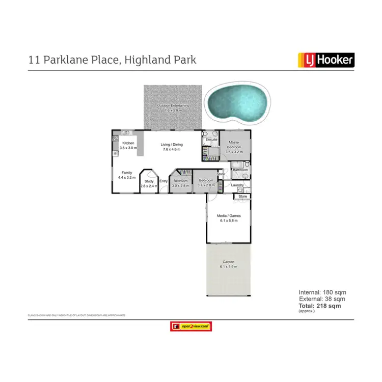 Floorplan of Homely house listing, 11 Parklane Place, Highland Park QLD 4211