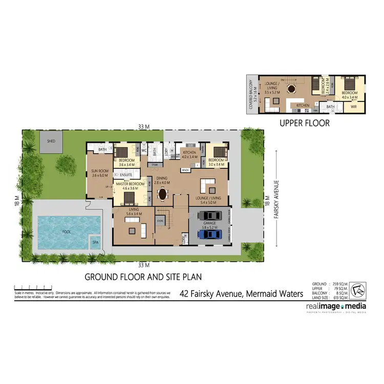 Floorplan of Homely house listing, 42 Fairsky Avenue, Mermaid Waters QLD 4218
