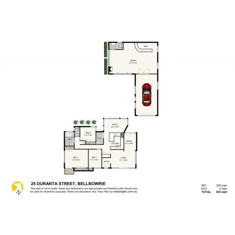 Floorplan of Homely house listing, 25 Duranta Street, Bellbowrie QLD 4070