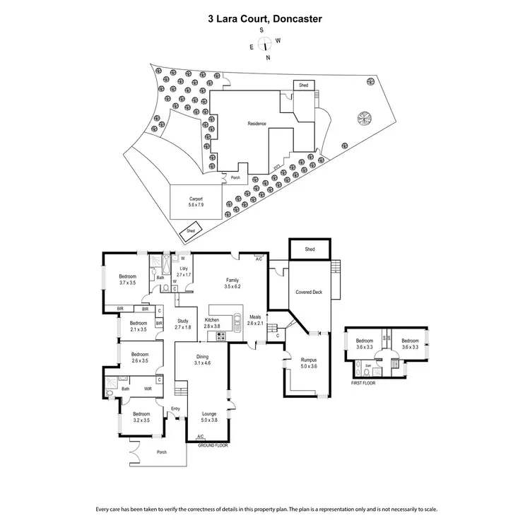Floorplan of Homely house listing, 3 Lara Court, Doncaster VIC 3108