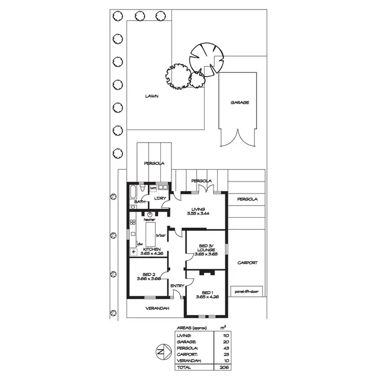 Floorplan of Homely house listing, 4 Nairne Terrace, Forestville SA 5035