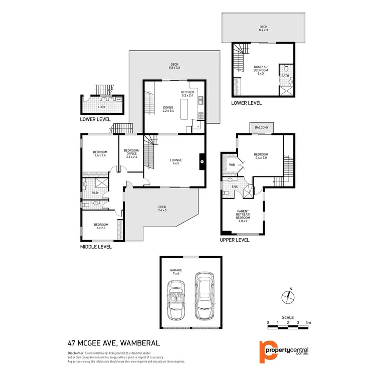 Floorplan of Homely house listing, 47 McGee Avenue, Wamberal NSW 2260