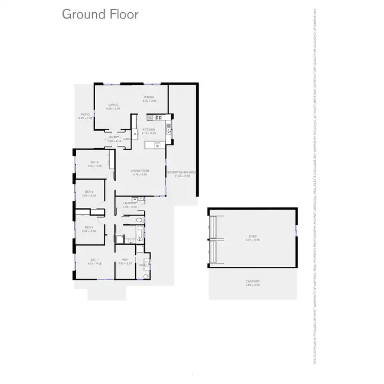 Floorplan of Homely house listing, 27 Schlencker Drive, Glenlee QLD 4711