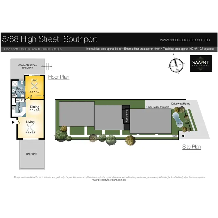 Floorplan of Homely apartment listing, 5/88 High Street, Southport QLD 4215
