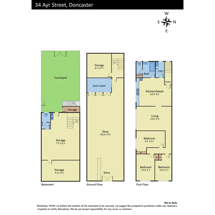 Floorplan of Homely house listing, 34 AYR Street, Doncaster VIC 3108