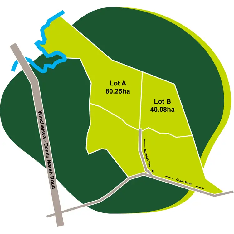 Floorplan of Homely rural property listing, Murphys Run, Winchelsea South VIC 3241