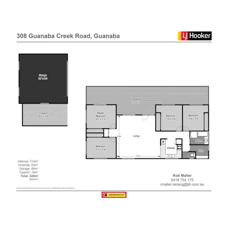Floorplan of Homely house listing, 308 Guanaba Creek Road, Guanaba QLD 4210
