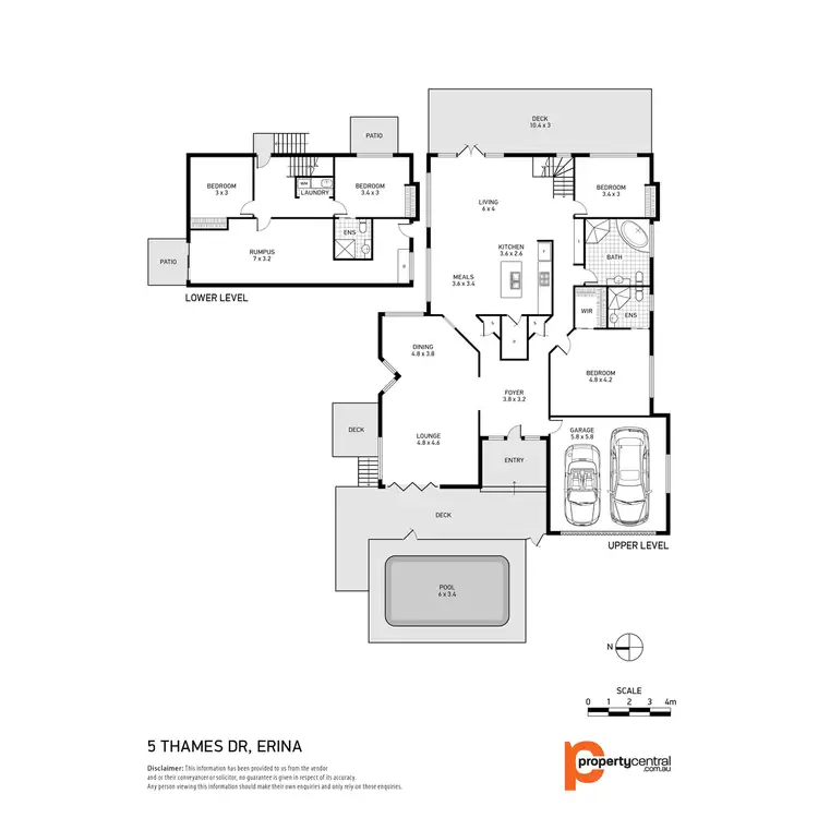 Floorplan of Homely house listing, 5 Thames Drive, Erina NSW 2250