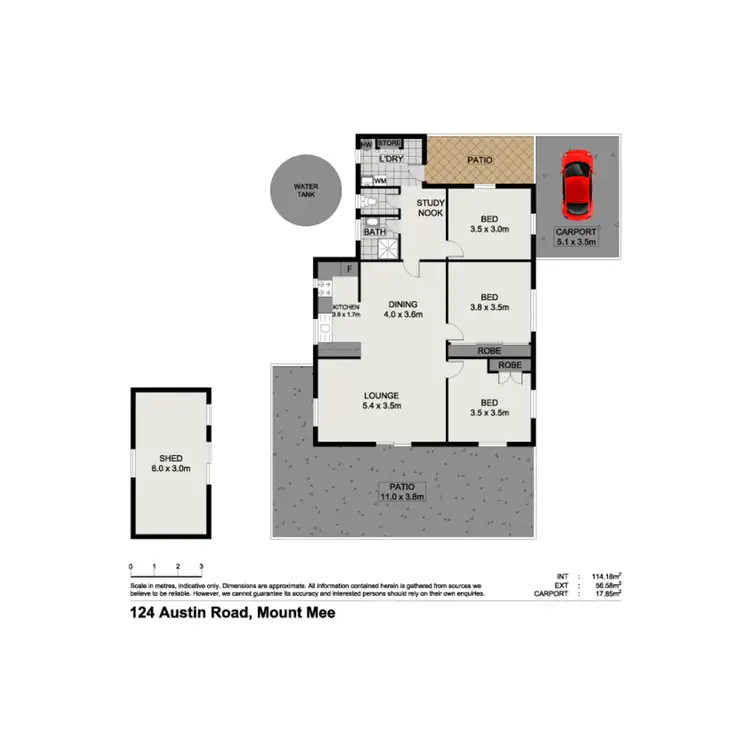 Floorplan of Homely rural property listing, 124 Austin Road, Mount Mee QLD 4521