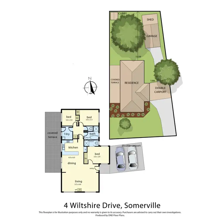 Floorplan of Homely house listing, 4 Wiltshire Drive, Somerville VIC 3912
