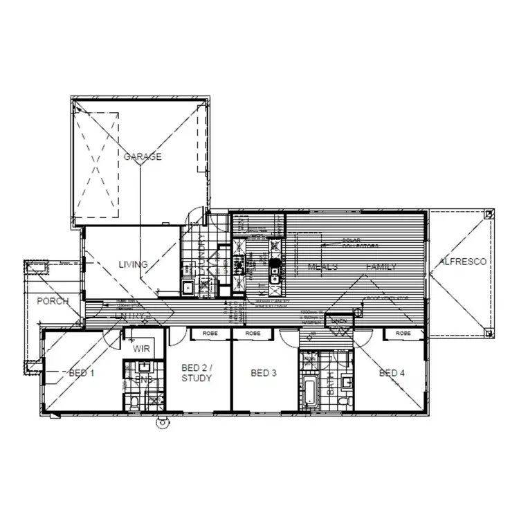 Floorplan of Homely house listing, 16 Swinburne Crescent, Traralgon VIC 3844