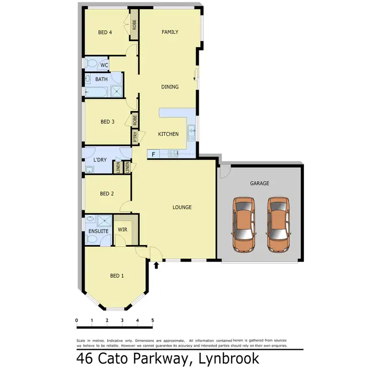 Floorplan of Homely house listing, 46 Cato Parkway, Lynbrook VIC 3975
