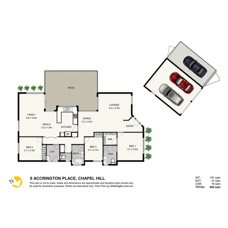 Floorplan of Homely house listing, 9 Accrington Place, Chapel Hill QLD 4069