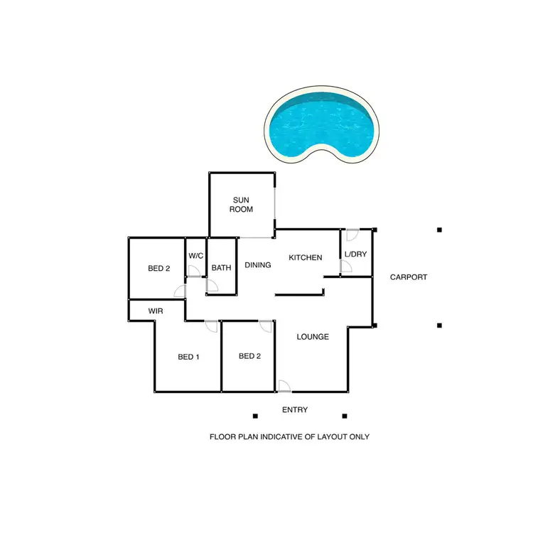 Floorplan of Homely house listing, 11 Pearl Street, Slacks Creek QLD 4127
