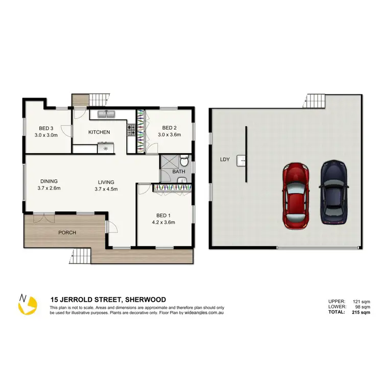 Floorplan of Homely house listing, 15 Jerrold Street, Sherwood QLD 4075