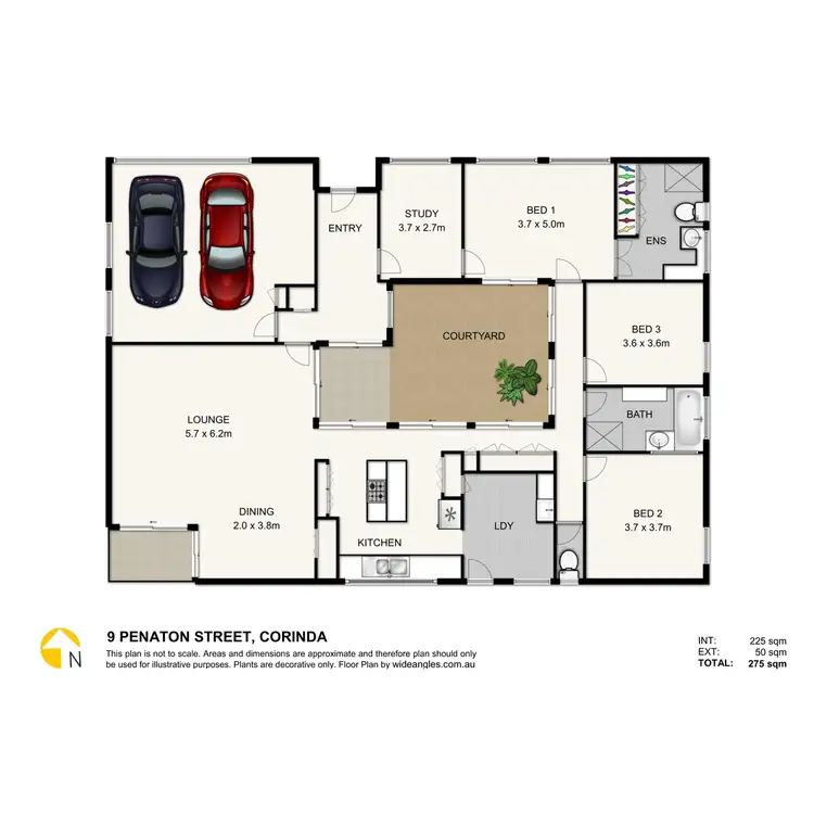 Floorplan of Homely house listing, 9 Penaton Street, Corinda QLD 4075