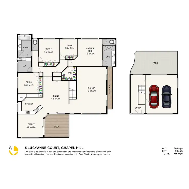 Floorplan of Homely house listing, 5 Lucyanne Court, Chapel Hill QLD 4069